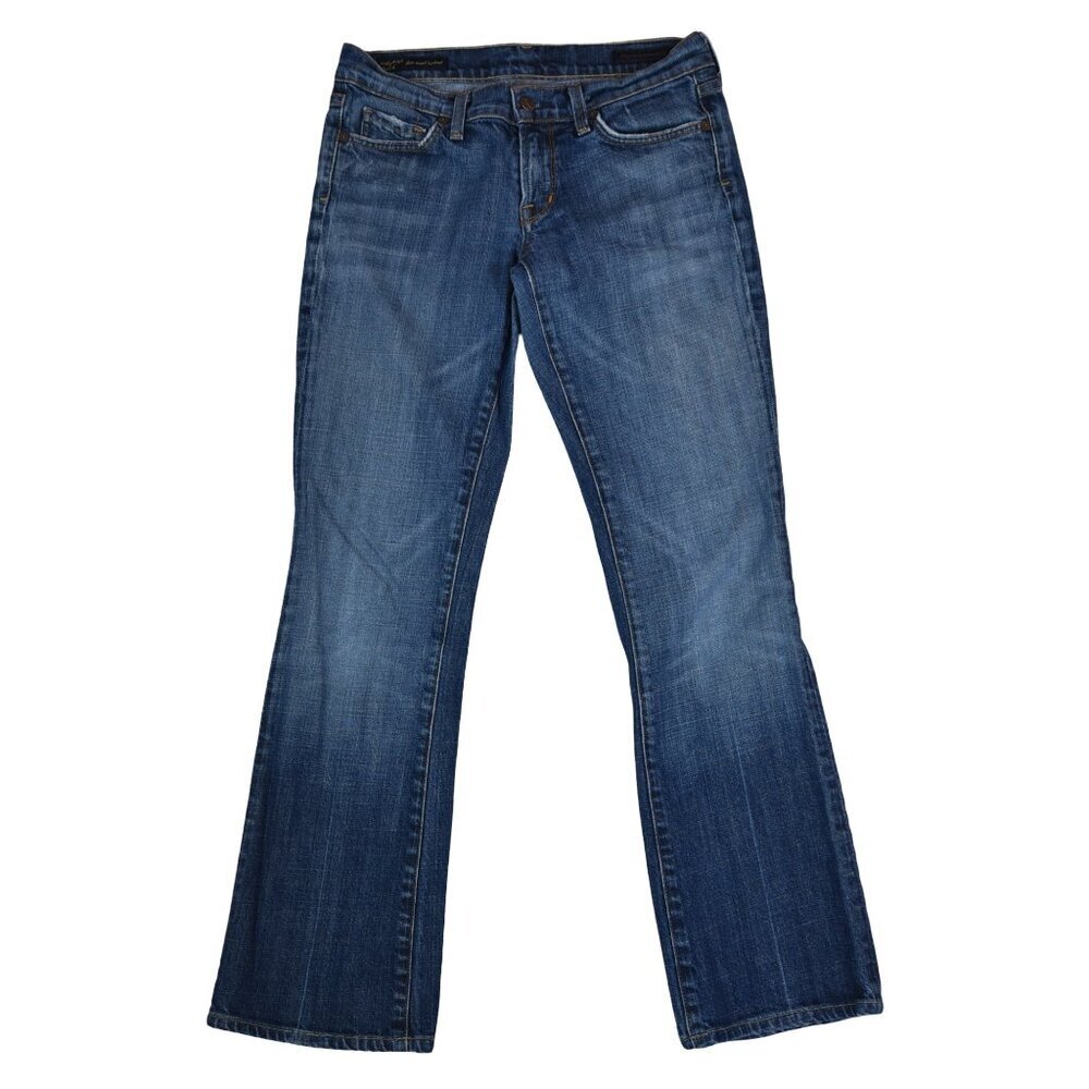 CITIZENS OF HUMANITY Sz 28 KELLY STRETCH #001 LOW WAIST BOOTCUT WOMENS JEANS USA